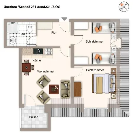 Seehof Seehof 231 Daire *